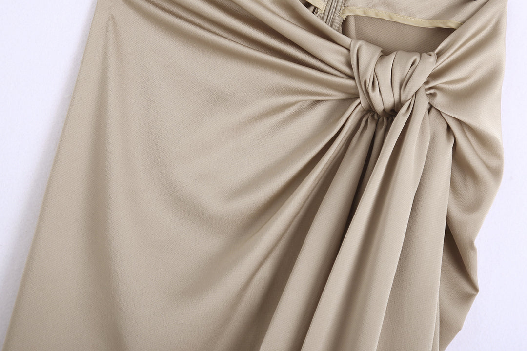 The Yarra Draped Midi Skirt