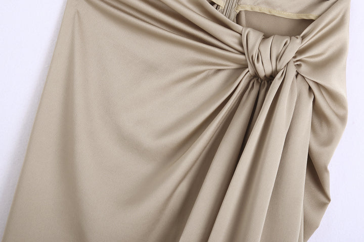 The Yarra Draped Midi Skirt