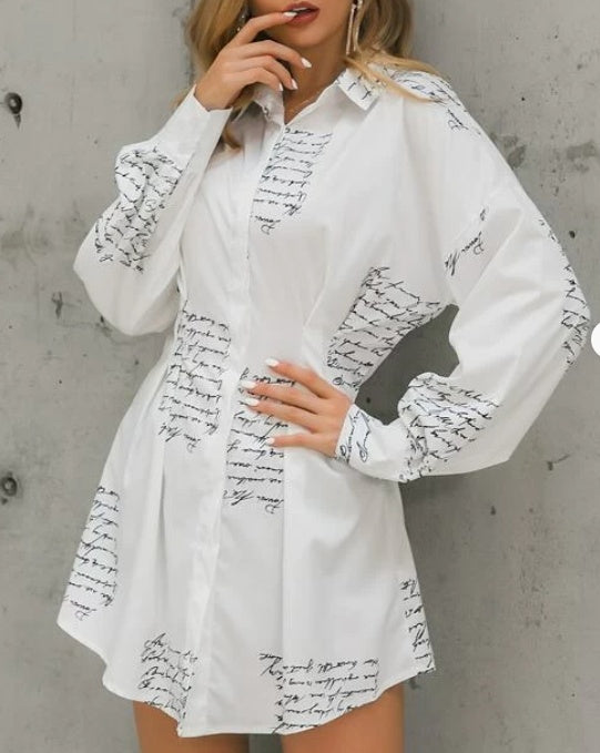 The South Yarra Script Dress