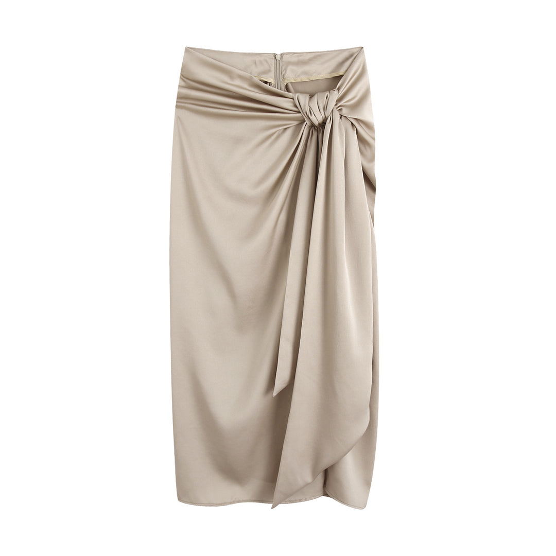 The Yarra Draped Midi Skirt