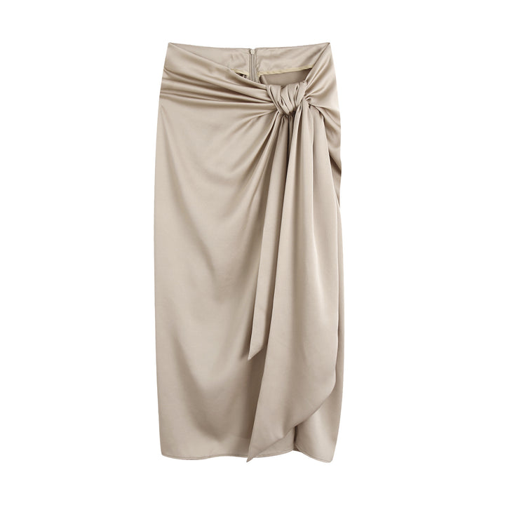 The Yarra Draped Midi Skirt