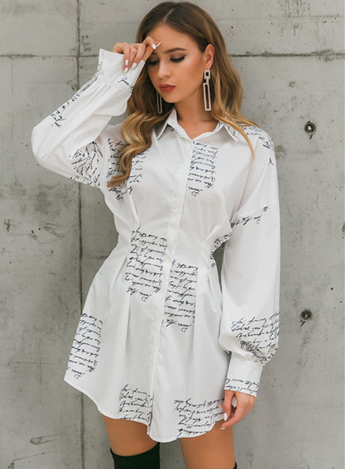 The South Yarra Script Dress