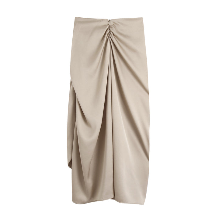 The Yarra Draped Midi Skirt