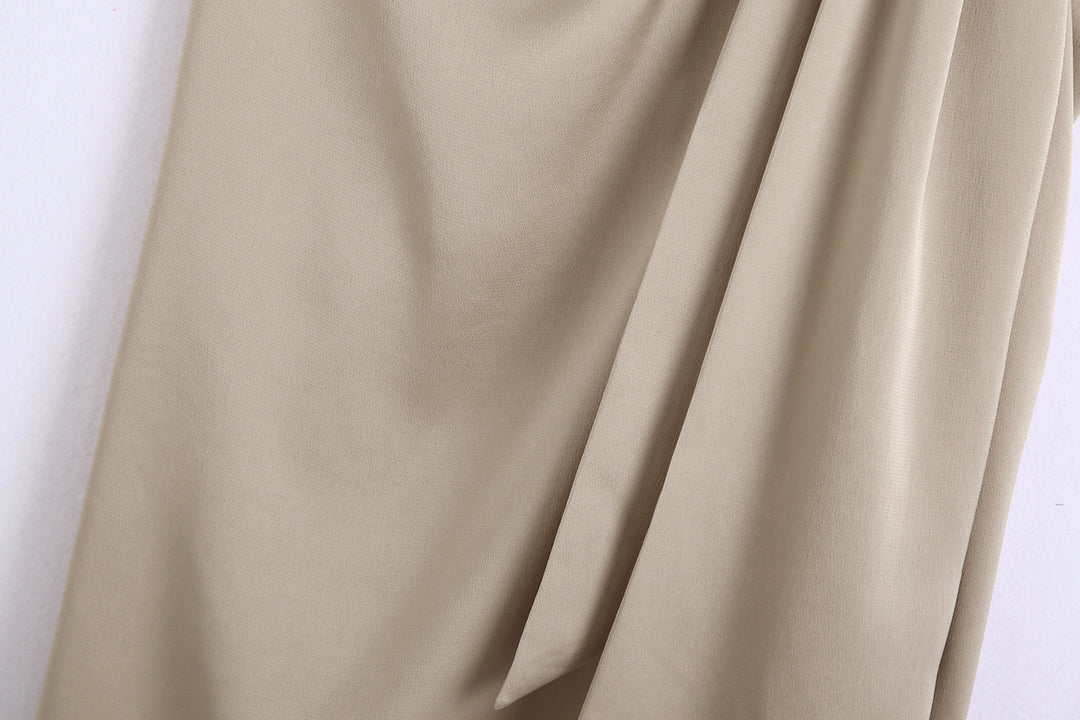 The Yarra Draped Midi Skirt