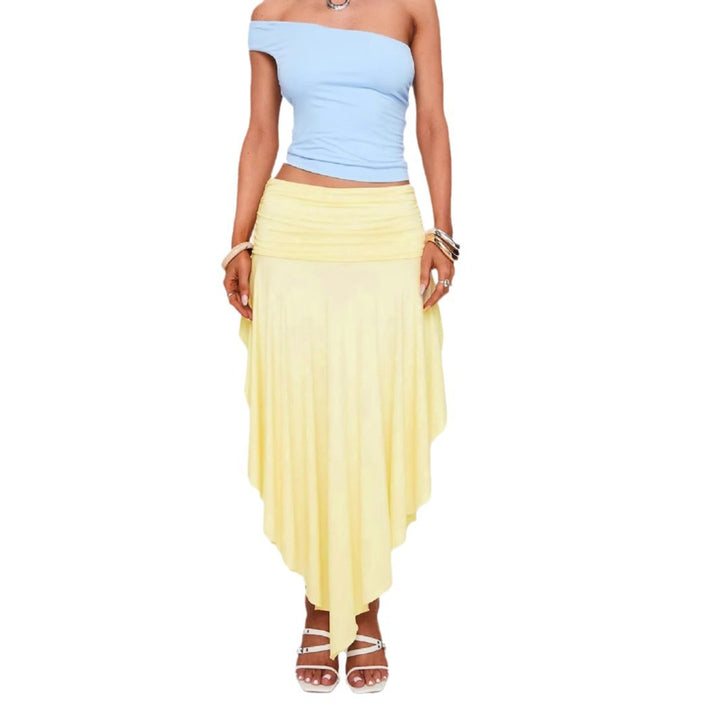 The Sorrento Asymmetrical Midi Skirt