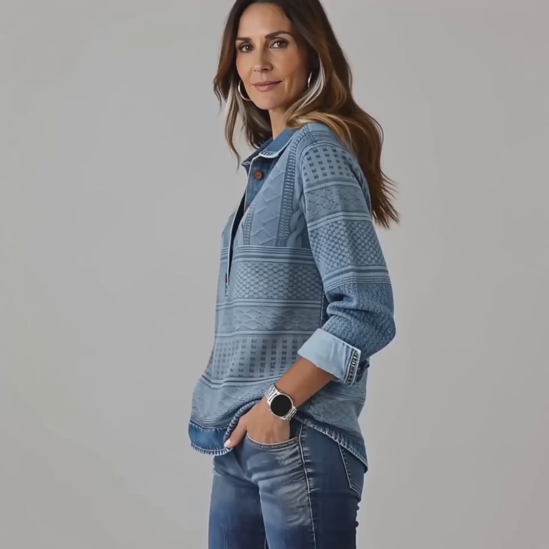 Rowan™ Half-Button Collared Sweatshirt