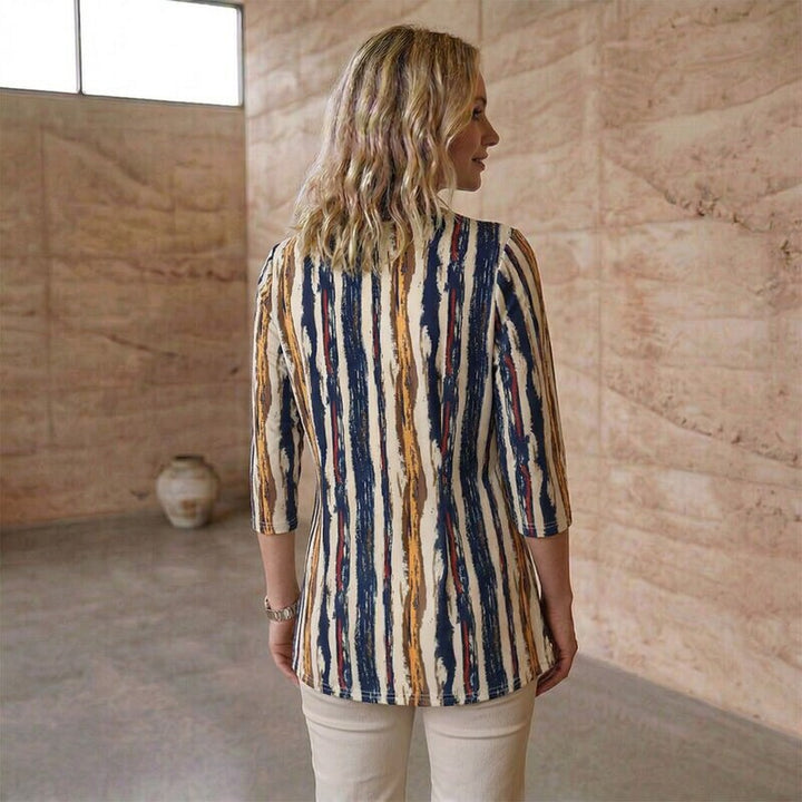 The Noosa Painted Stripe Top