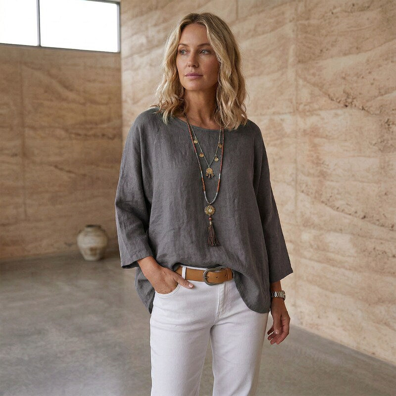 The Sorrento Relaxed Cotton Tunic