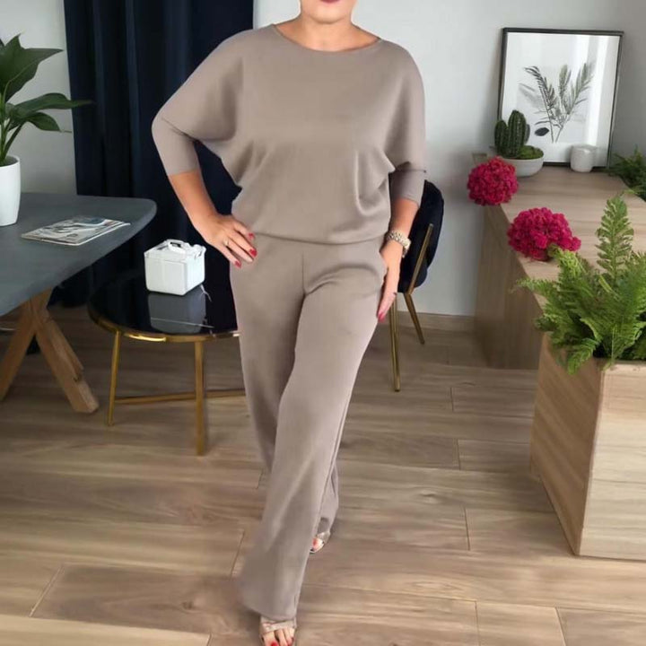 Elegant 3-Piece Set - Long Cardigan, Top, and Trousers